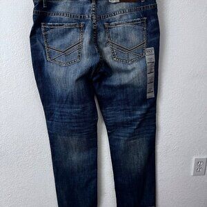 BKE Denim Tyler Straight Leg 40R Jeans Relaxed Fit Performance Stretch Mid Rise